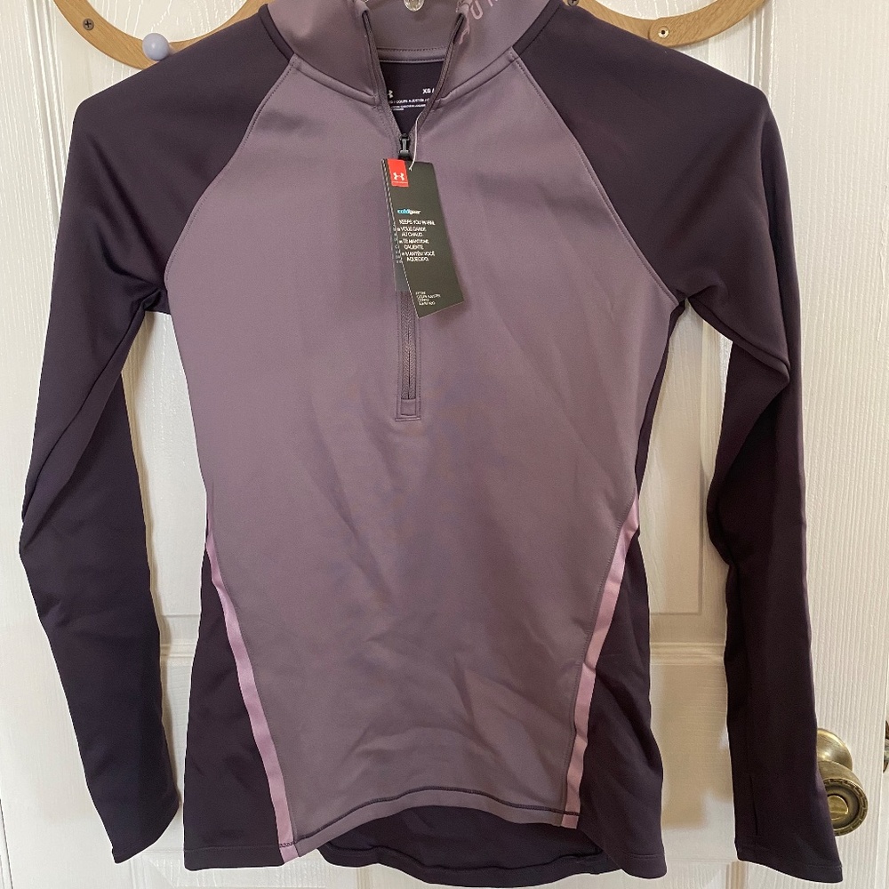 NWT Under Amour Fitted Coupe Coldgear Pullover XS